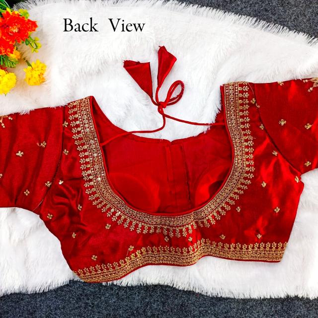 pr f star fully stitch milan silk shop trendy design blouse exports 