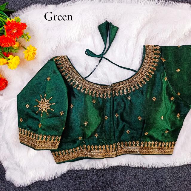 pr f star fully stitch milan silk shop trendy design blouse exports 