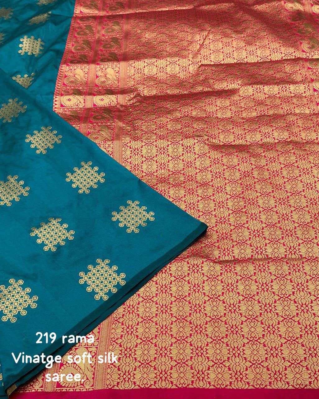 pr kc 219 zari woven vintage soft silk trendy saree collection