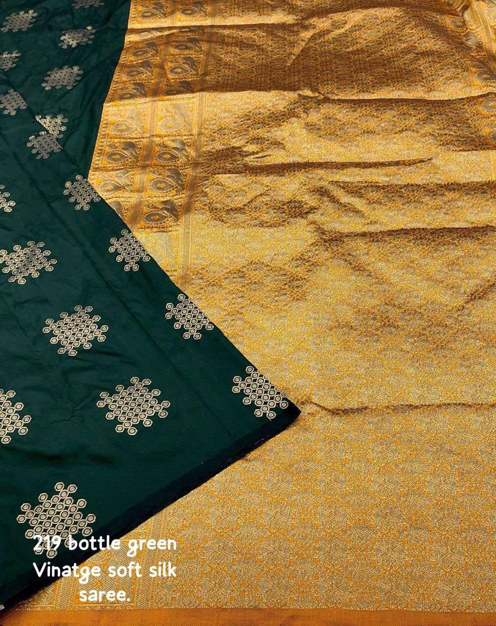 pr kc 219 zari woven vintage soft silk trendy saree collection