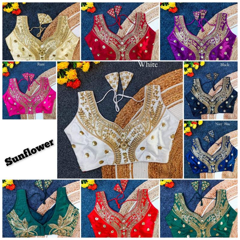 pr sunflower mono banglori silk fullstitch shop trendy blouse online at affordable prices
