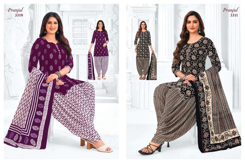 priyanshi vol 33 by pranjul readymade cotton big size patiyala suit for ladies 