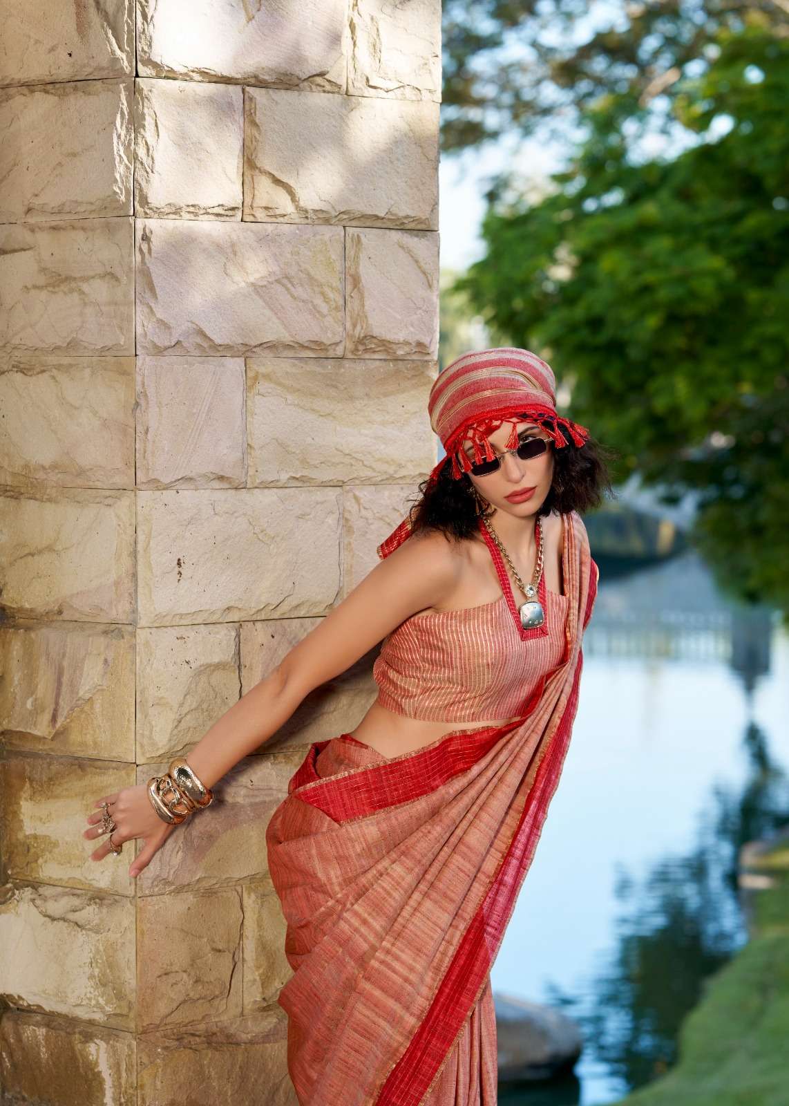 redball by rajpath shop trendy handloom katan sarees online at affordable prices 