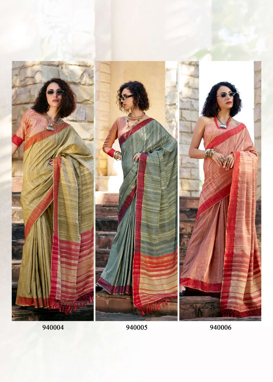 redball by rajpath shop trendy handloom katan sarees online at affordable prices 