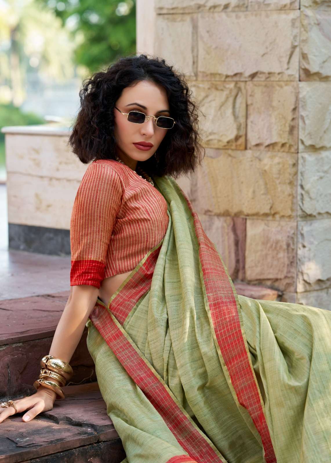 redball by rajpath shop trendy handloom katan sarees online at affordable prices 