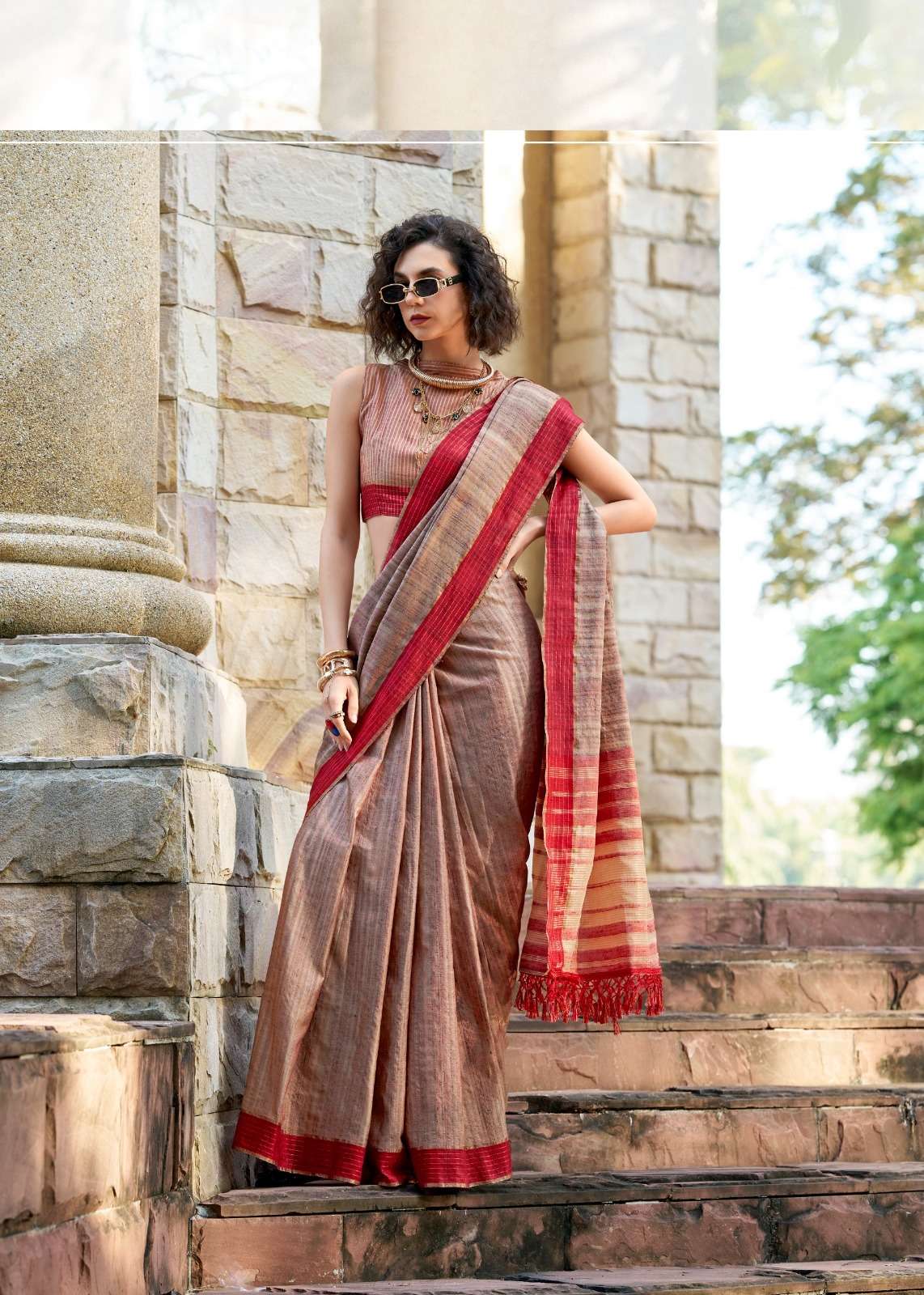 redball by rajpath shop trendy handloom katan sarees online at affordable prices 
