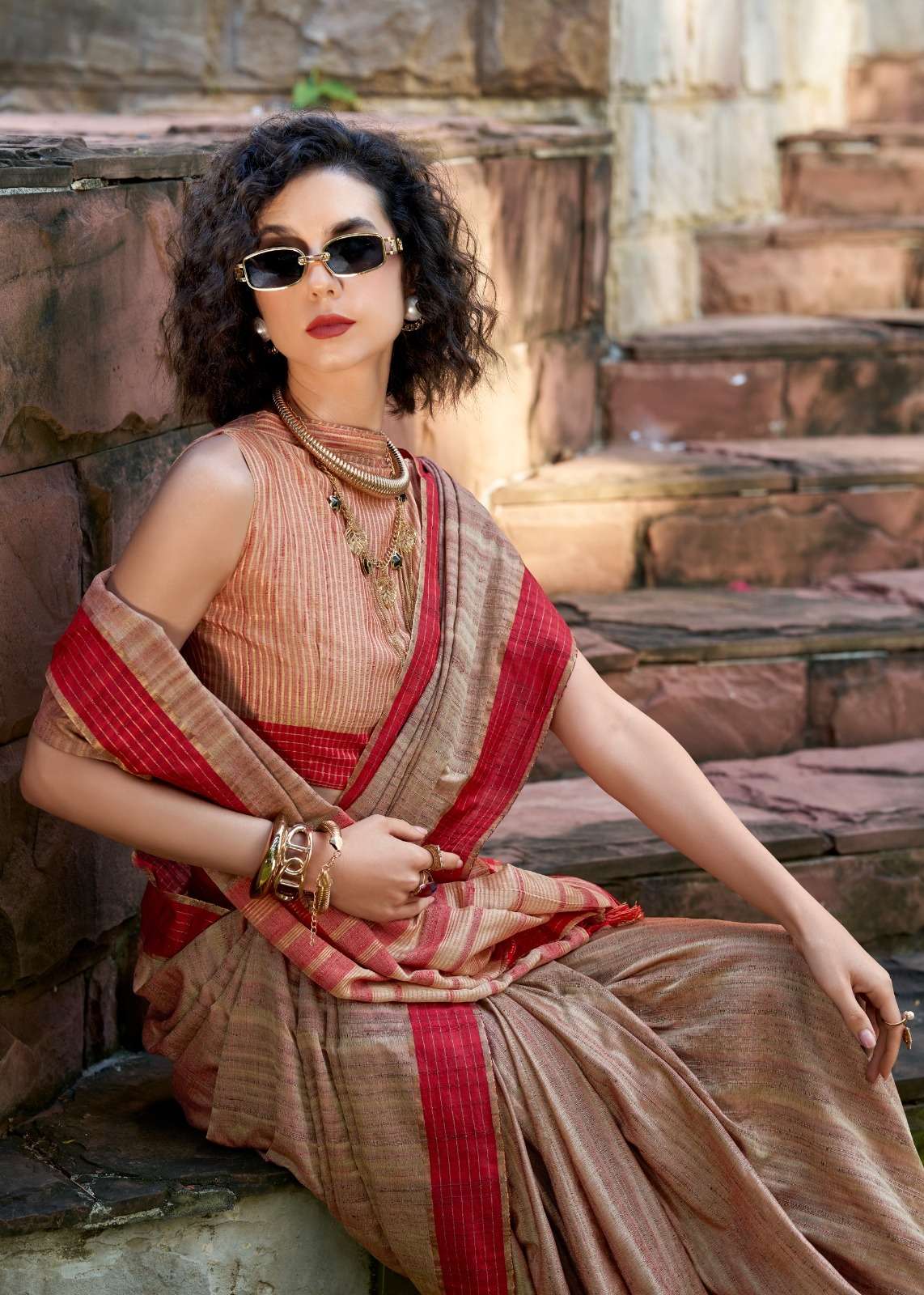 redball by rajpath shop trendy handloom katan sarees online at affordable prices 