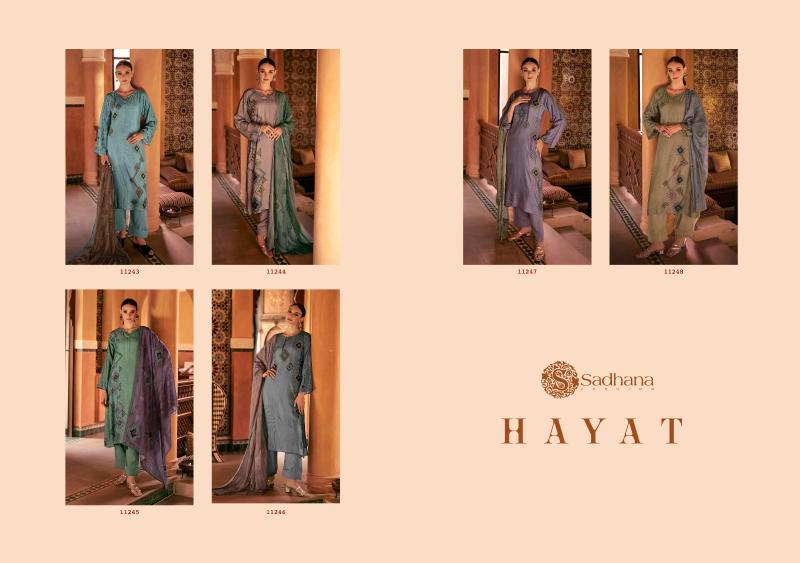 sadhana fashion hayat muslin silk shop trendy suit online at affordable prices