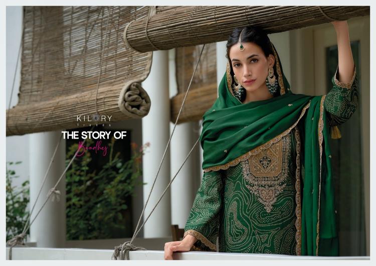 the story of bandhej by kilory viscose modal silk traditional suits perfect for festivals
