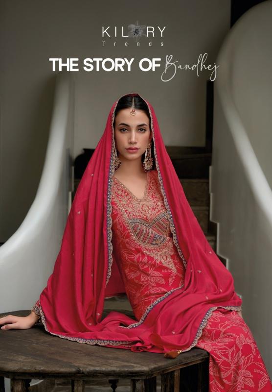 the story of bandhej by kilory viscose modal silk traditional suits perfect for festivals