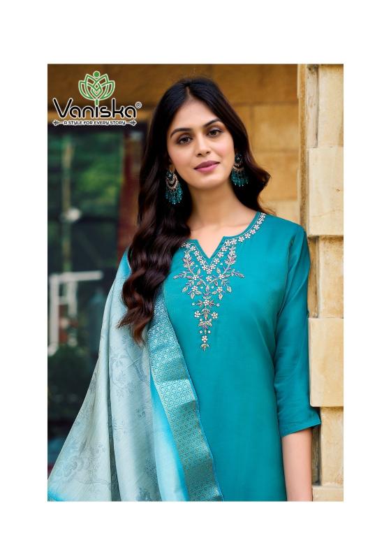 vaniska colourpix fitoor vol 2 roman simar fully stitch big size modern salwar suit 
