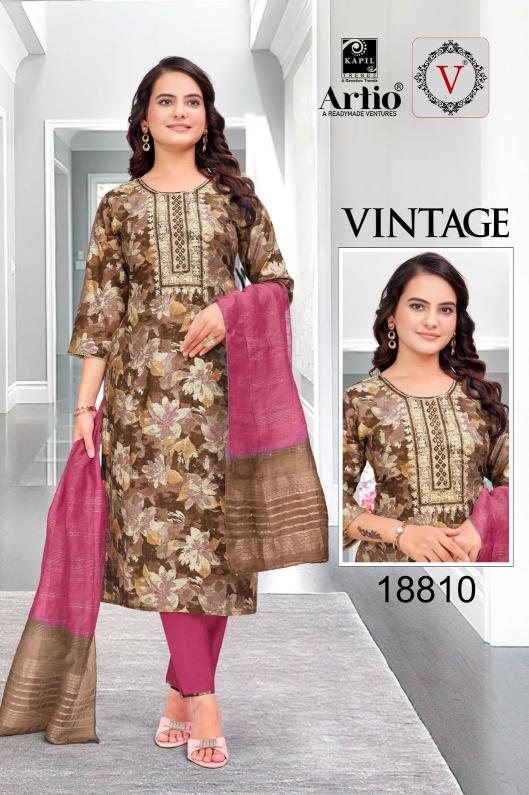 veda kapil trendz vintage casual fully stitch vertigan print indian combo suits 