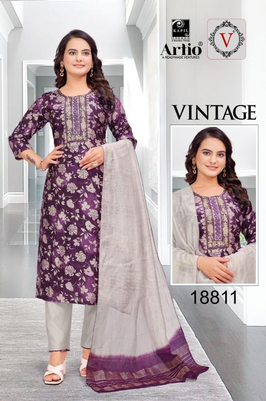 veda kapil trendz vintage casual fully stitch vertigan print indian combo suits 