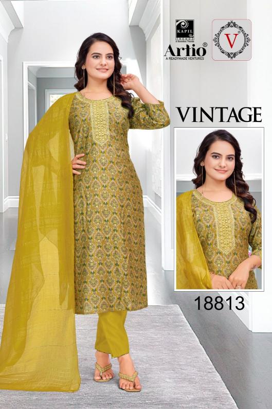 veda kapil trendz vintage casual fully stitch vertigan print indian combo suits 