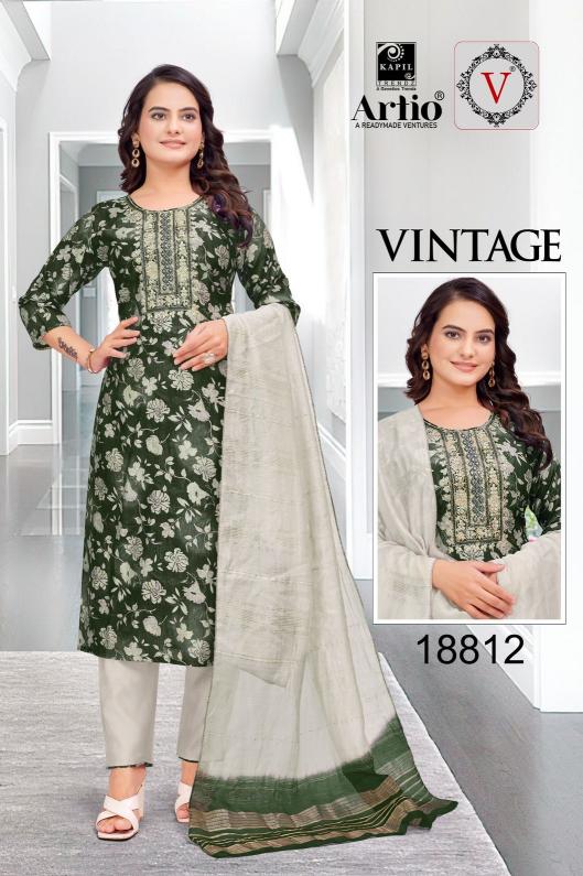 veda kapil trendz vintage casual fully stitch vertigan print indian combo suits 