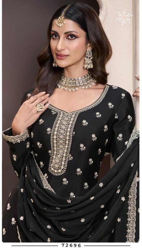 vinay kuleesh saayori thread work designer unstitch suit for womens 