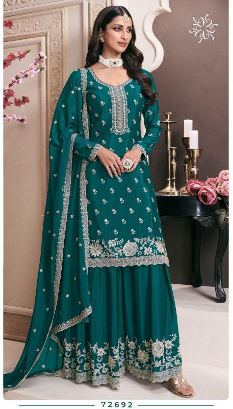 vinay kuleesh saayori thread work designer unstitch suit for womens 