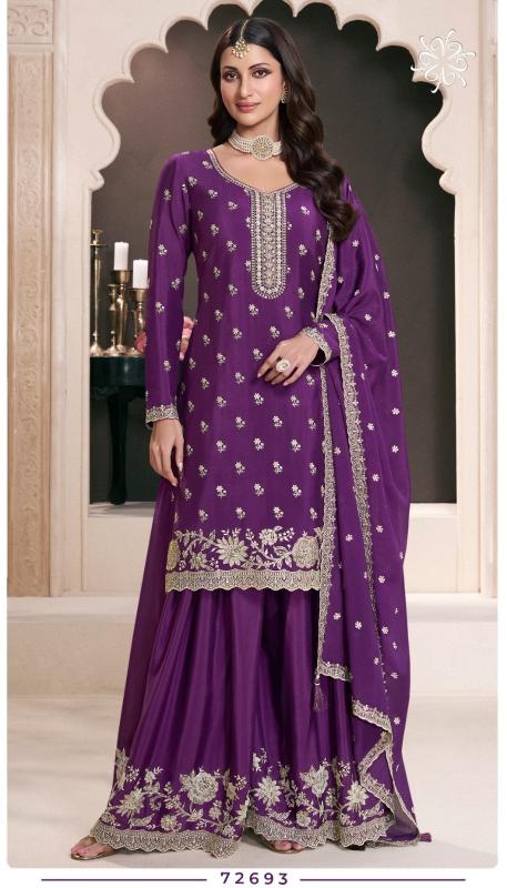 vinay kuleesh saayori thread work designer unstitch suit for womens 