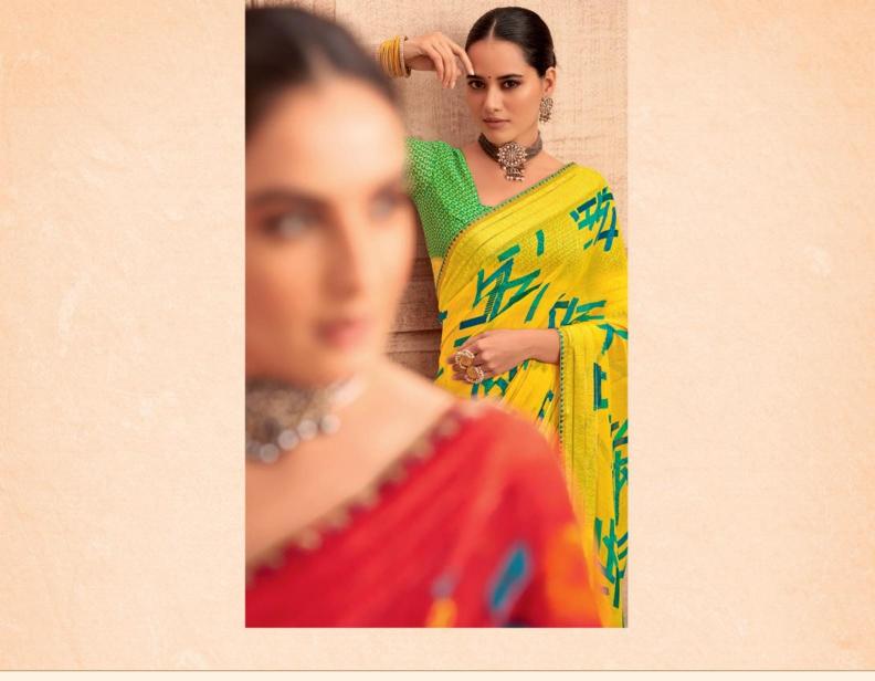 vipul shivani vol 1 georgette shop glamorous styles saree with blouse 