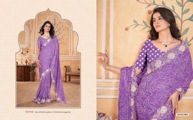 white rose by kiyra dull moss shop trendy sarees online at affordable prices 