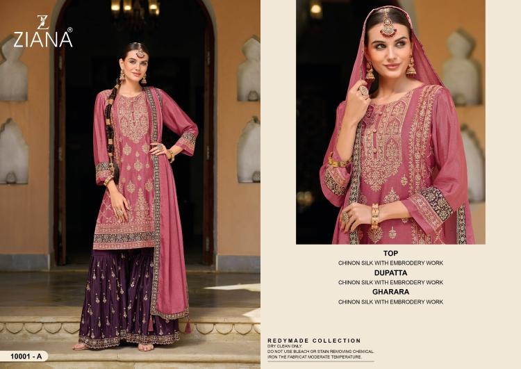 ziana 10001 designs colors readymade modern pakistani 3pcs dress 