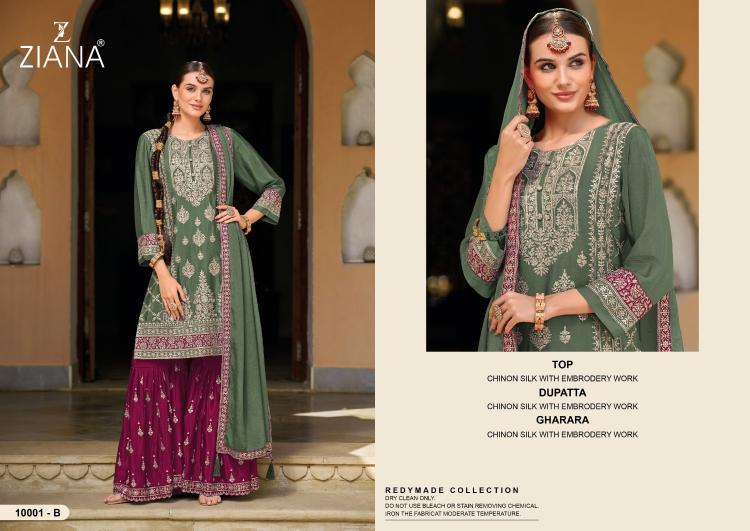 ziana 10001 designs colors readymade modern pakistani 3pcs dress 