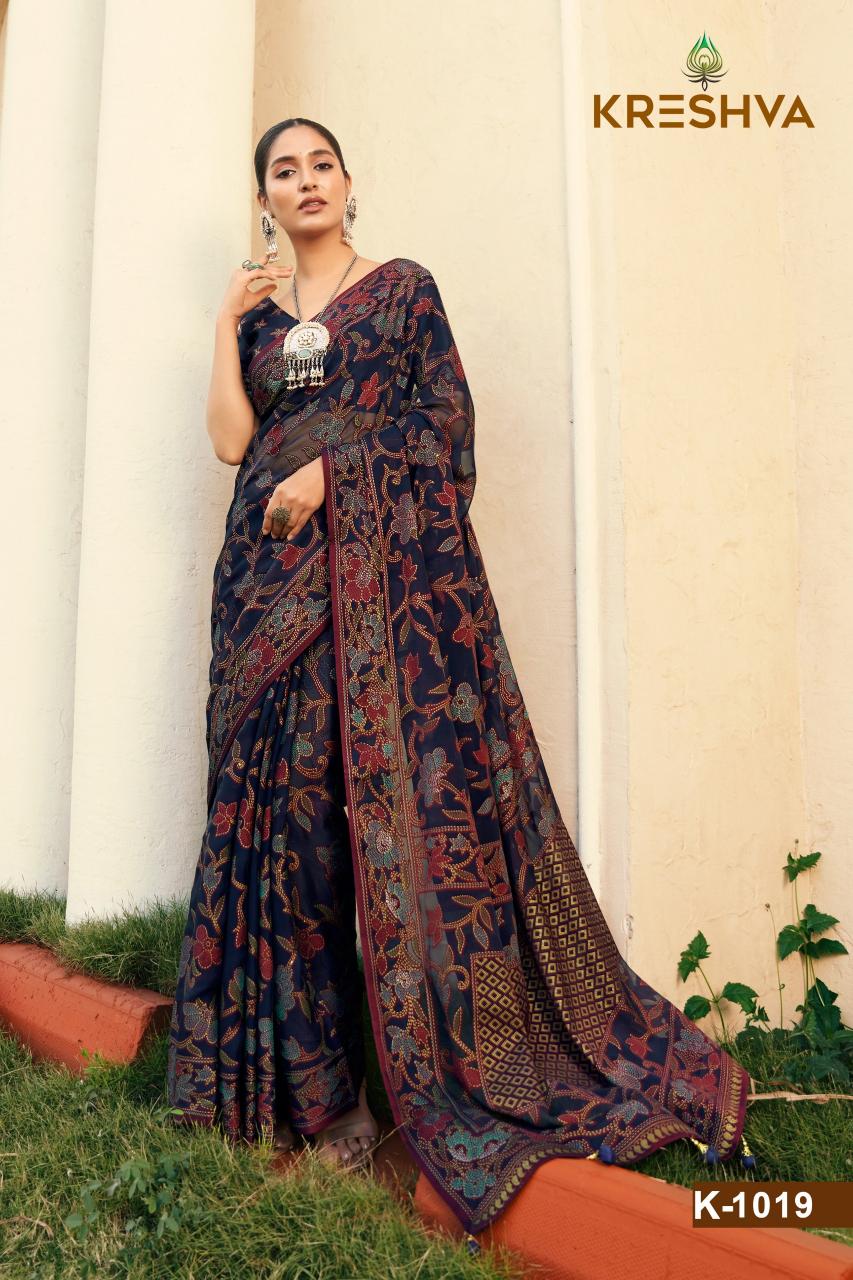 akshara by kreshva georgette shop trendy sarees online 