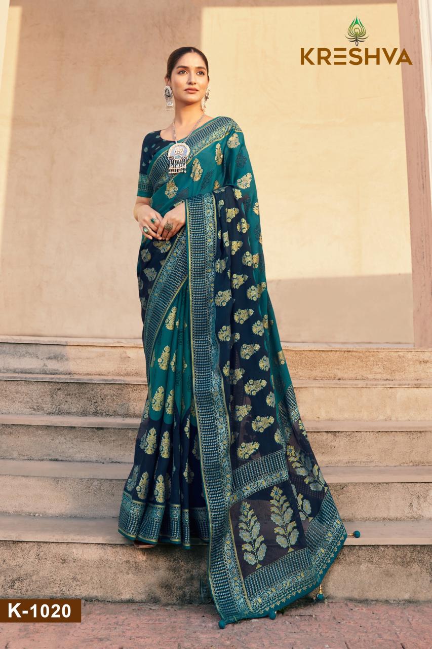 akshara by kreshva georgette shop trendy sarees online 