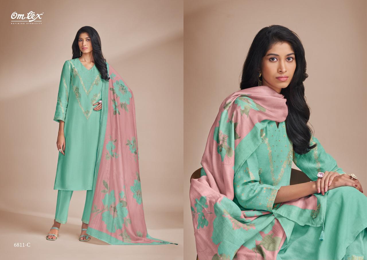 astoria by omtex linen jacquard shop trendy dress material 