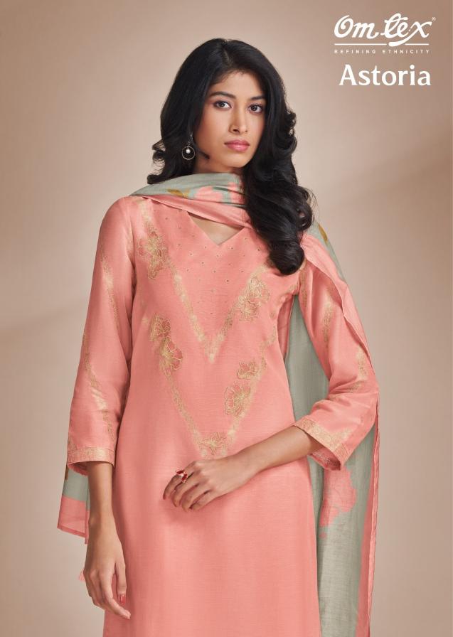 astoria by omtex linen jacquard shop trendy dress material 