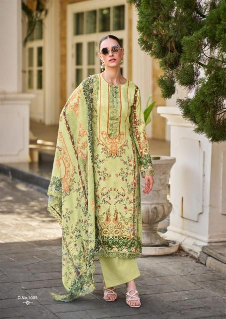 binsaeed originals by the hermitage jam satin modern pakistani suits 