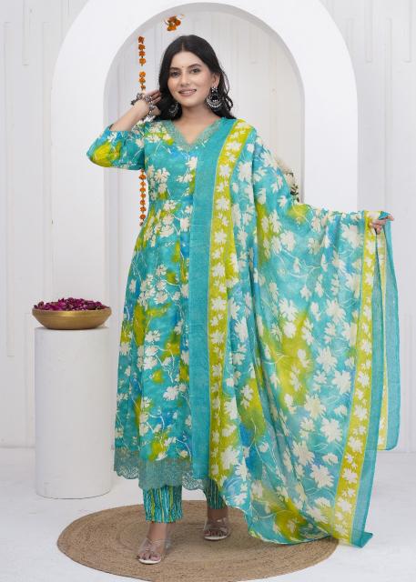 heritage anarkali 3 pc heavy work readymade suits summer 2025