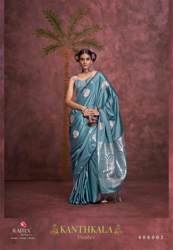 kanthkala panther by rajtex satin handloom shop trendy sarees online at affordable prices