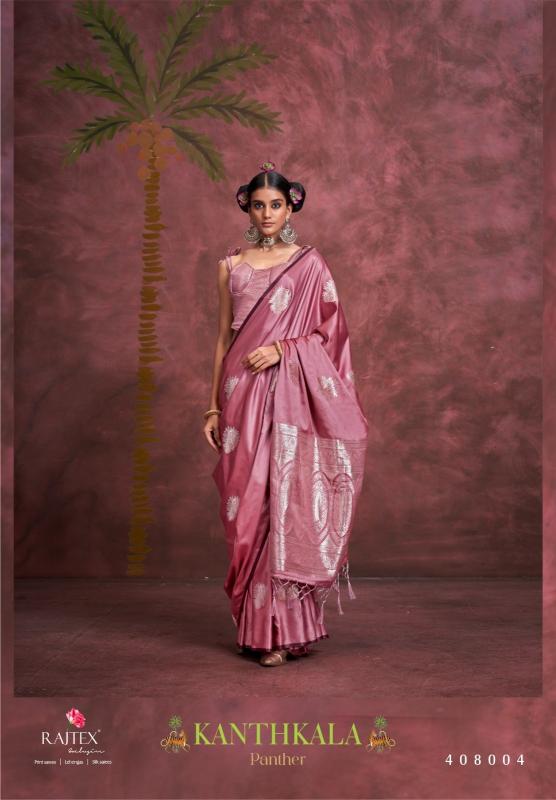 kanthkala panther by rajtex satin handloom shop trendy sarees online at affordable prices