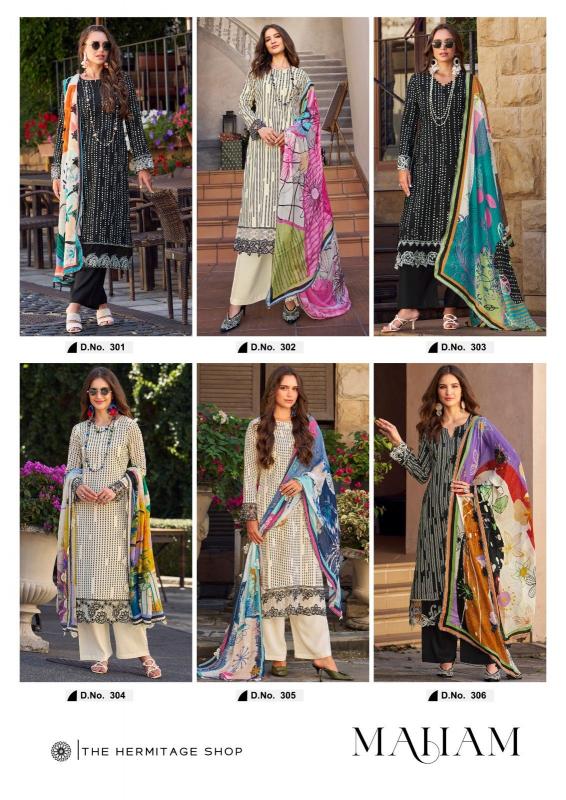 maham by the hermitage jam satin shop trendy unstitch suits  