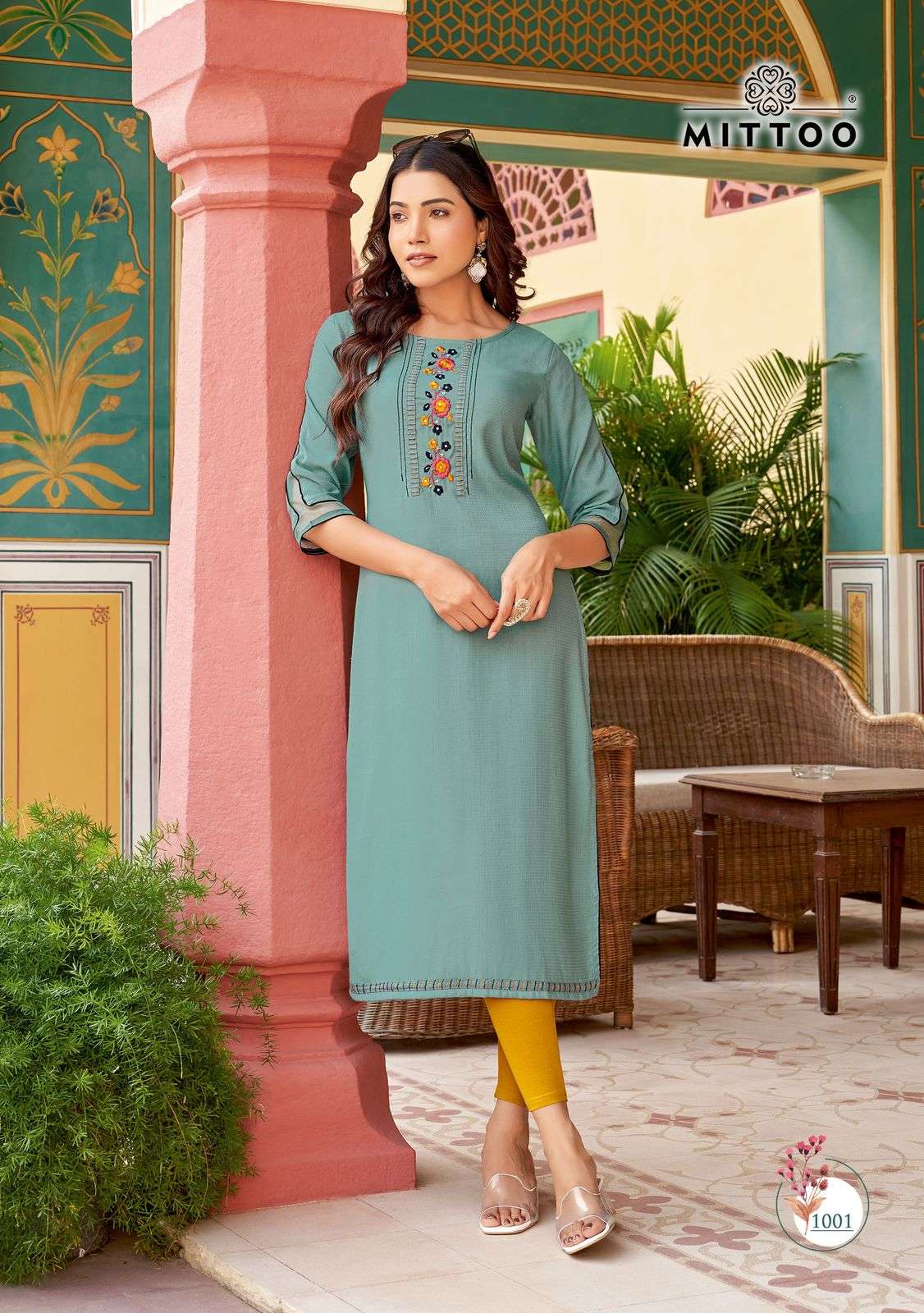 mittoo launch kalista rayon readymade daily wear long kurtis 