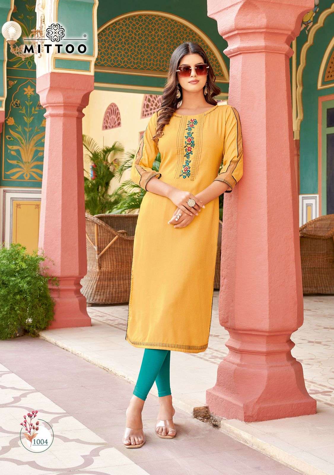 mittoo launch kalista rayon readymade daily wear long kurtis 