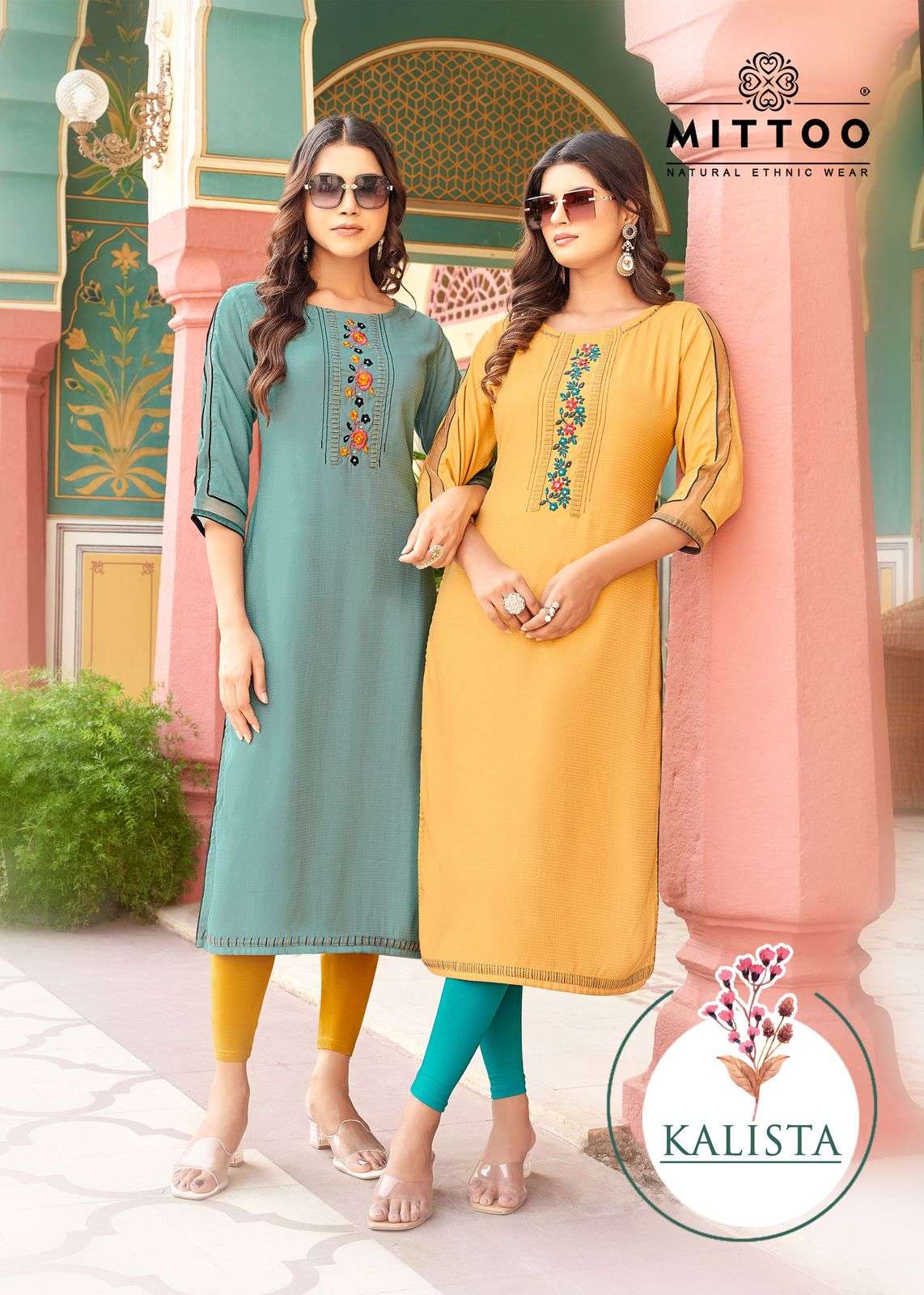 mittoo launch kalista rayon readymade daily wear long kurtis 