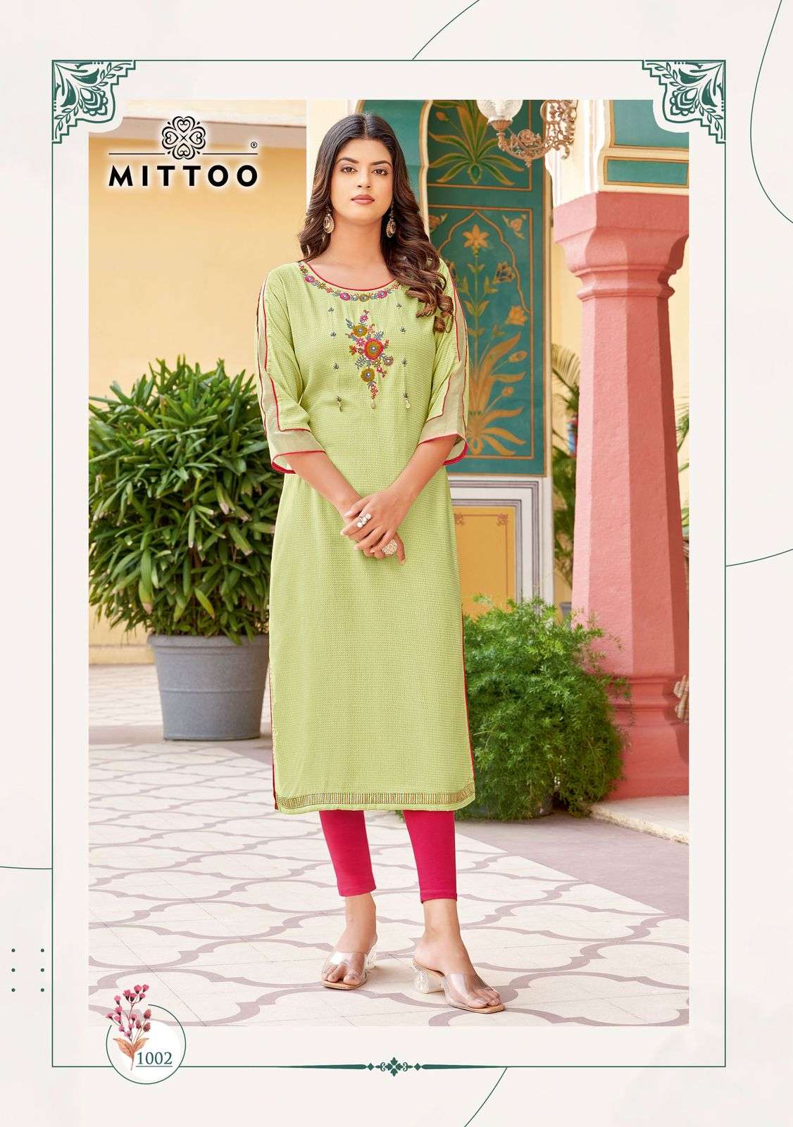 mittoo launch kalista rayon readymade daily wear long kurtis 