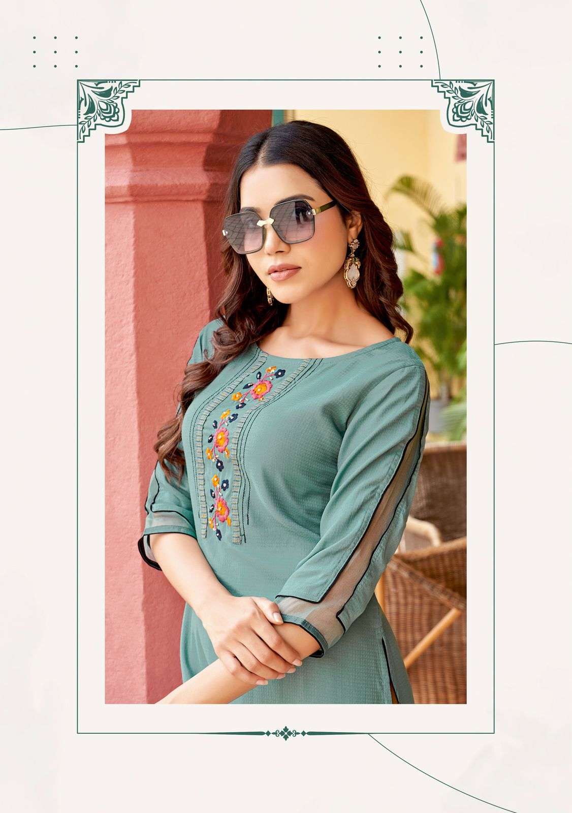 mittoo launch kalista rayon readymade daily wear long kurtis 