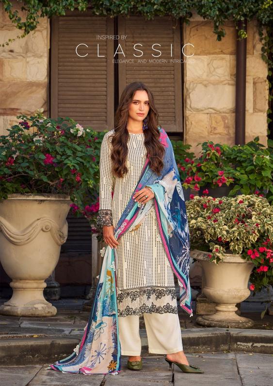 the hermitage maham jam satin readymade big size modern 3pcs dress