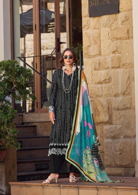 the hermitage maham jam satin readymade big size modern 3pcs dress