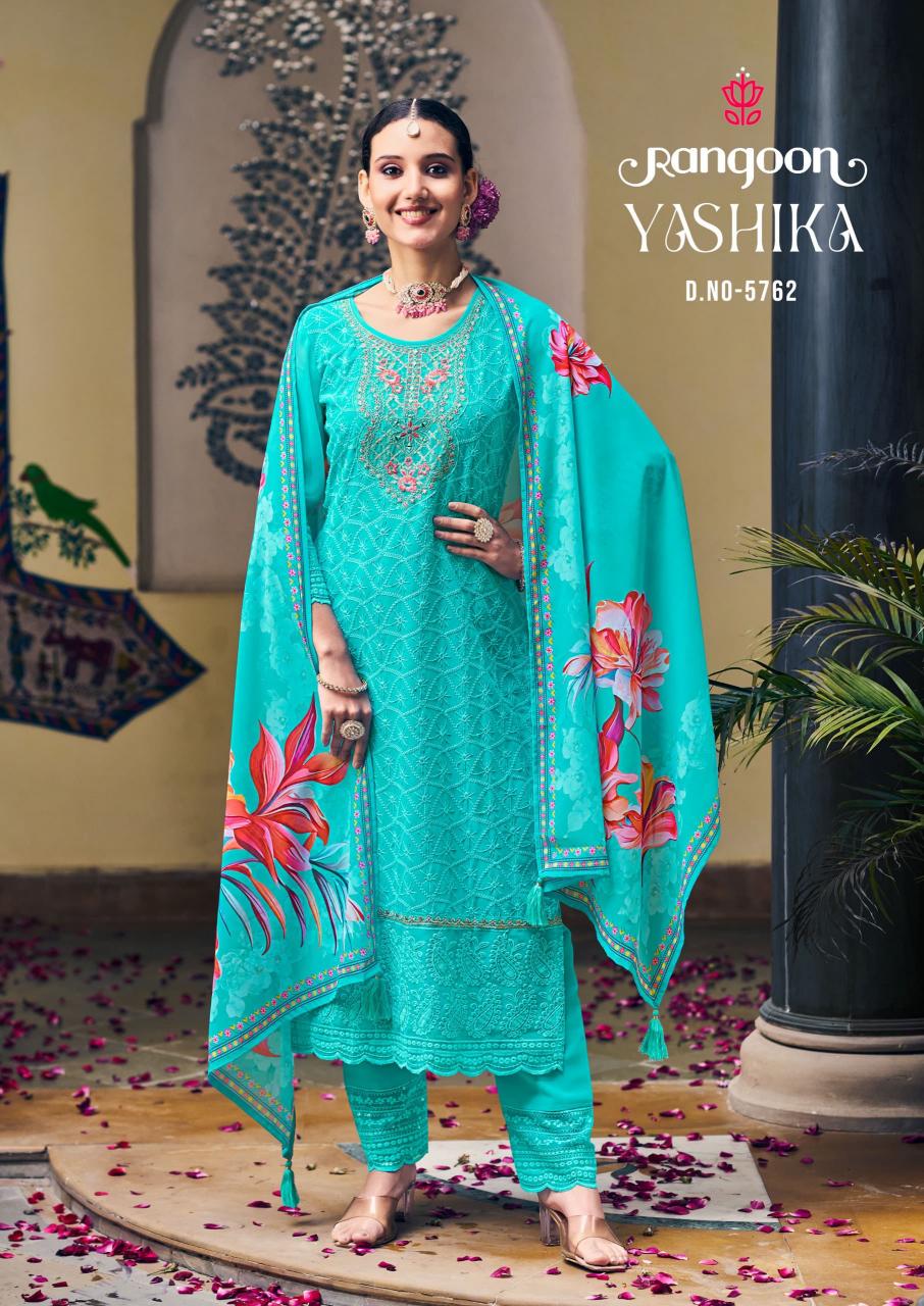 yashika by rangoon readymade chiffon georgette shop trendy 3pcs dress