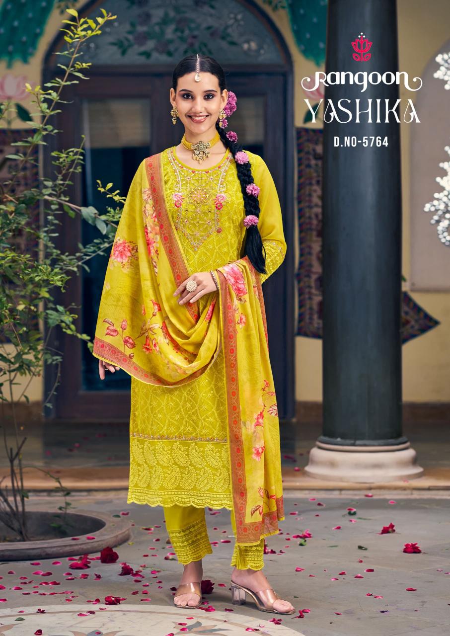 yashika by rangoon readymade chiffon georgette shop trendy 3pcs dress