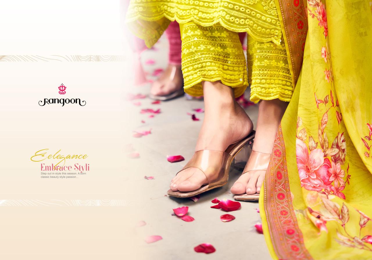 yashika by rangoon readymade chiffon georgette shop trendy 3pcs dress