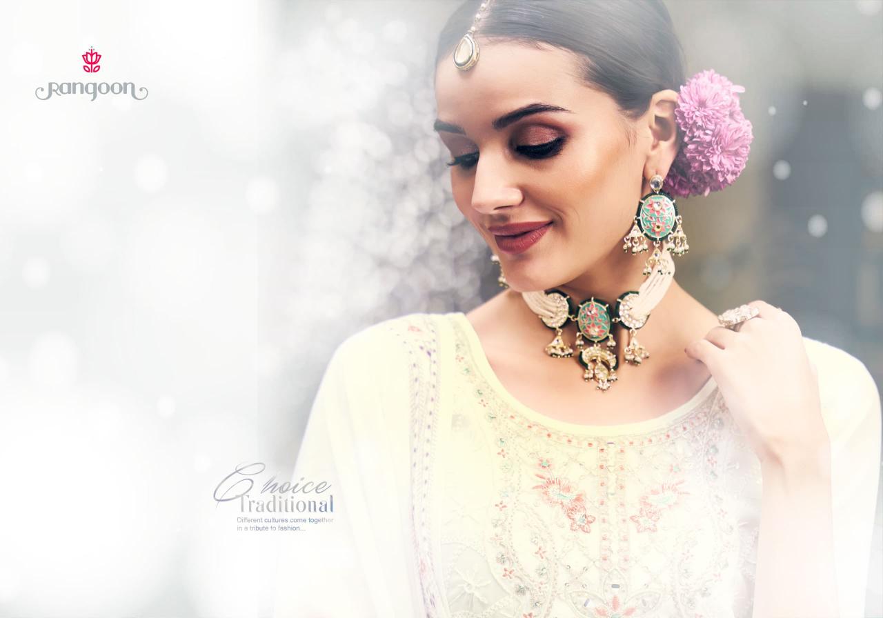 yashika by rangoon readymade chiffon georgette shop trendy 3pcs dress