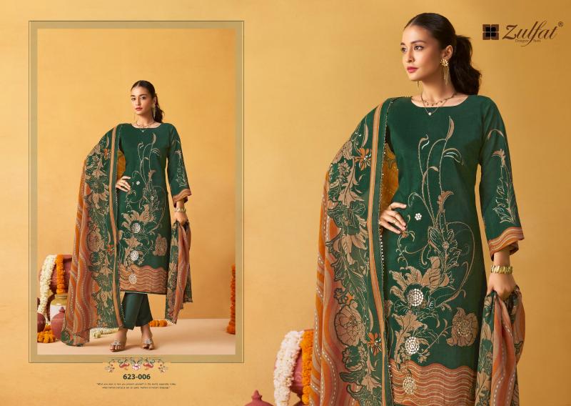 zulfat designer raabta vol 4 jam cotton full stitch big size suits for ladies 