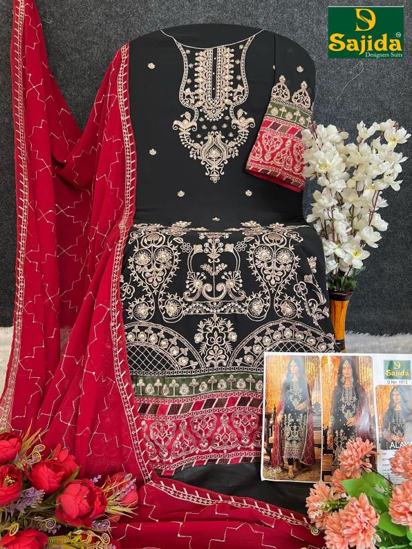 alaya 1012 by sajida designers full stitch big size georgette pakistani suit for women 