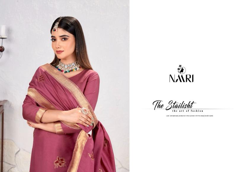 chhaava by naari muslin mina jacquard shop trendy dress for womens 