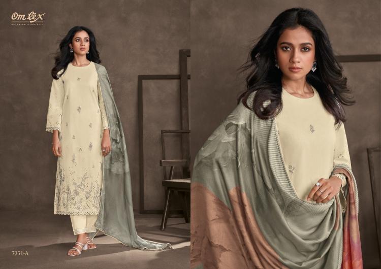 drape by omtex lawn cotton unique colors dress material 